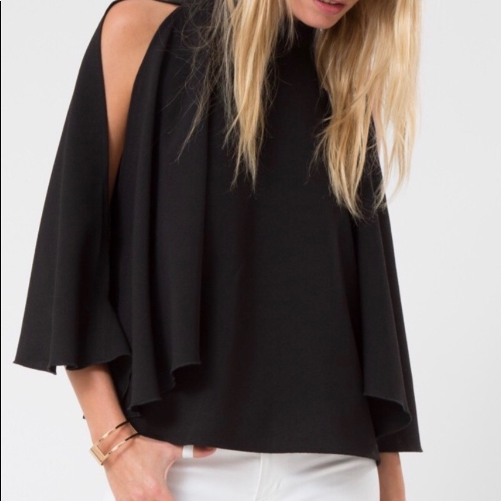 Kimono Top with Open Shoulder Sleeves - Picture 8 of 8